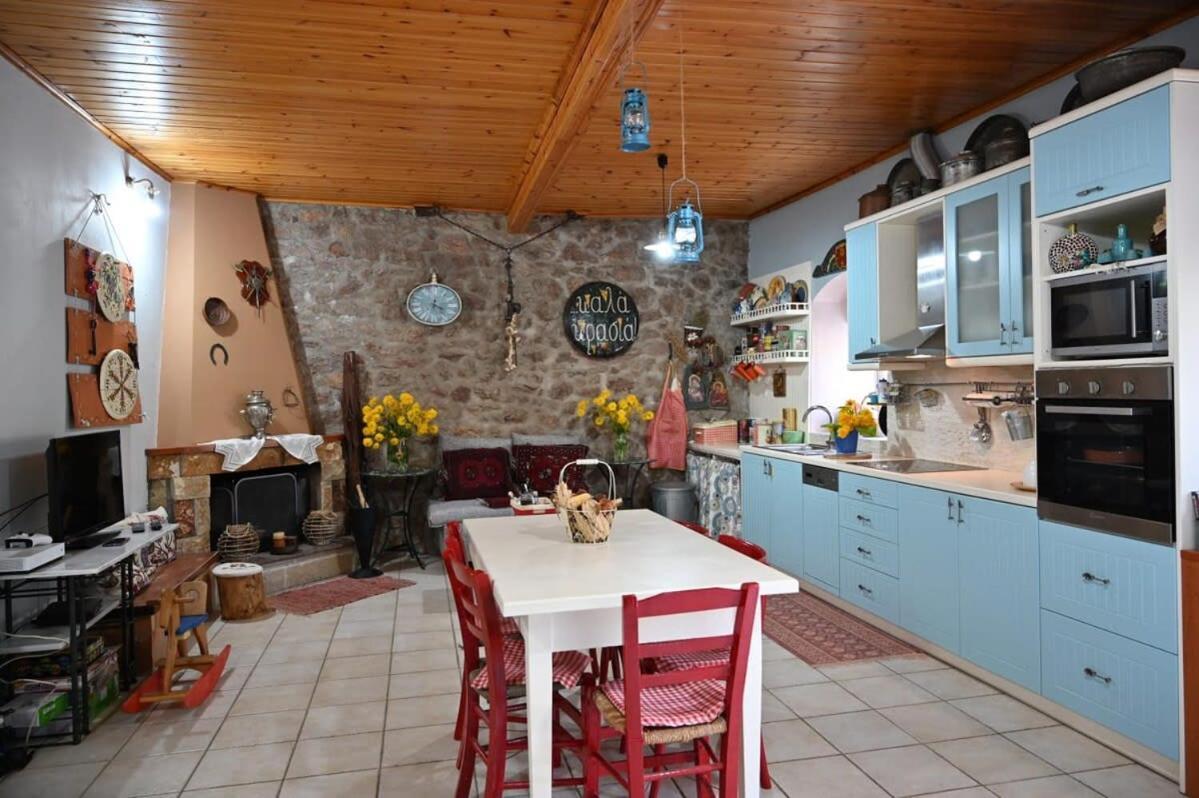 Kalavrita Winter Retreat - Homely Spacious Chalet Áno Vlasía 외부 사진