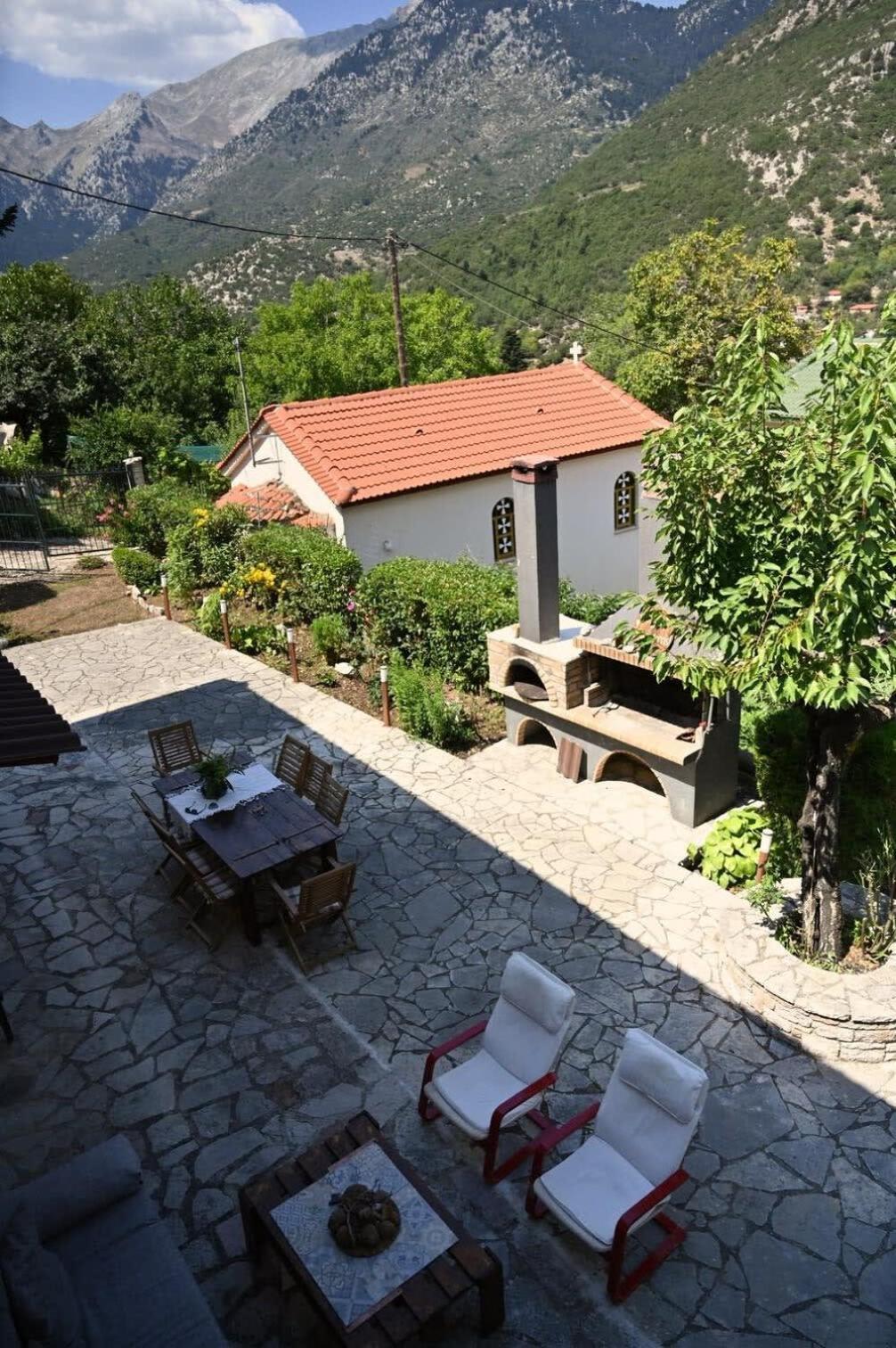 Kalavrita Winter Retreat - Homely Spacious Chalet Áno Vlasía 외부 사진
